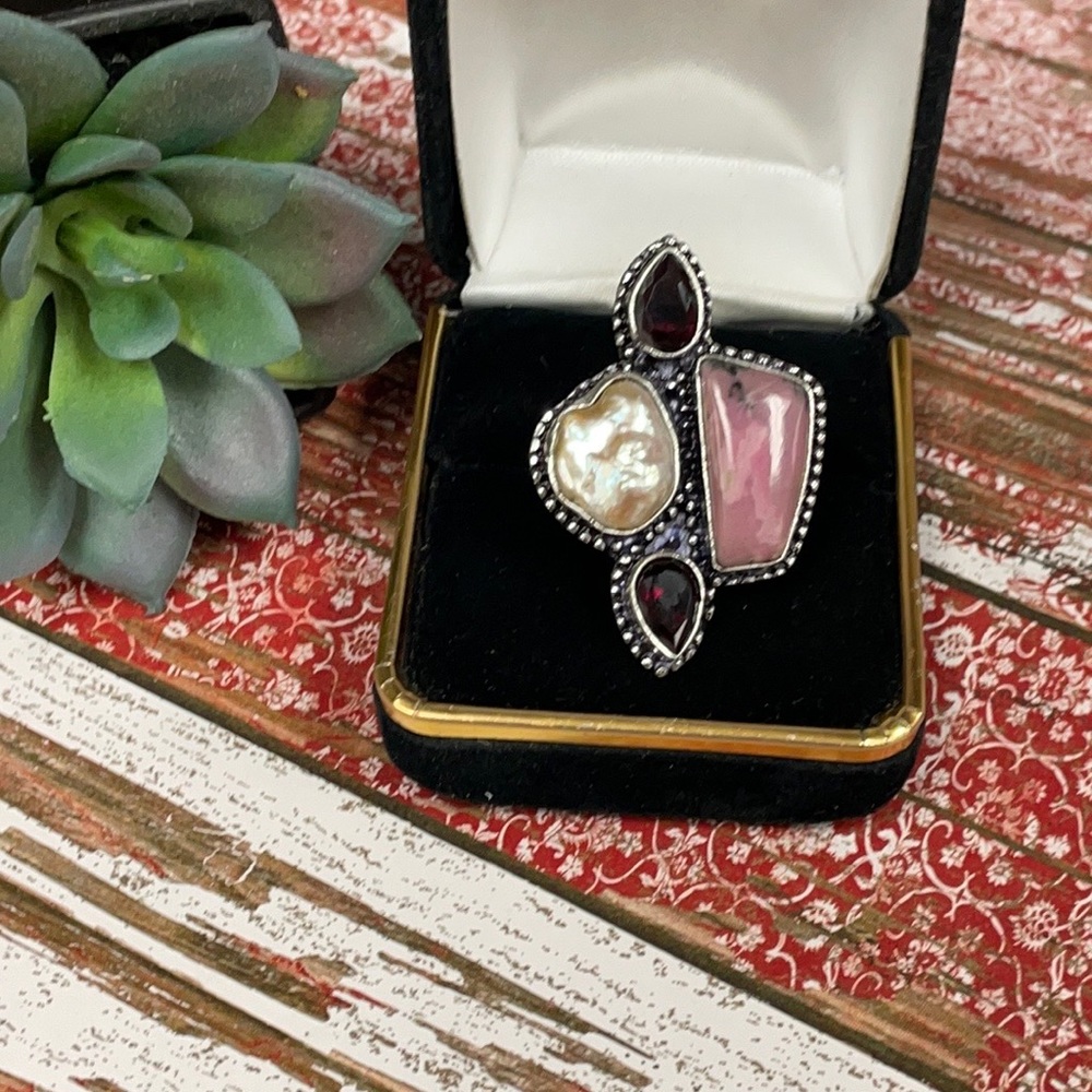 Multi Stone Ring - image 2